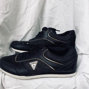 Black and Gold Guess Shoes